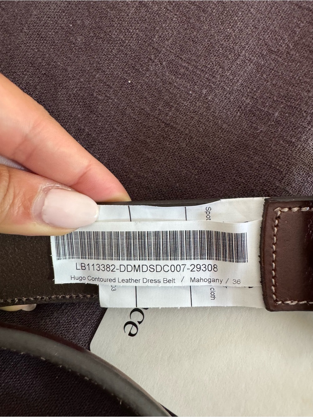 Quince Hugo leather belt - Picture 3 of 4